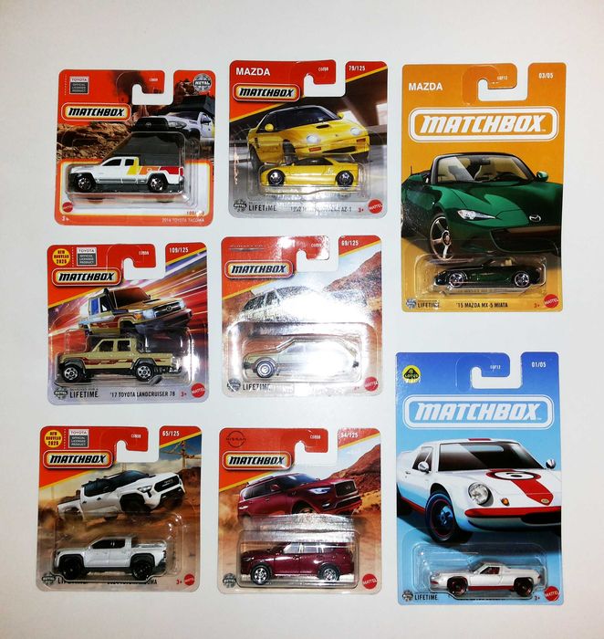 Carros de Coleção da Marca Matchbox - Miniaturas Escala 1/64