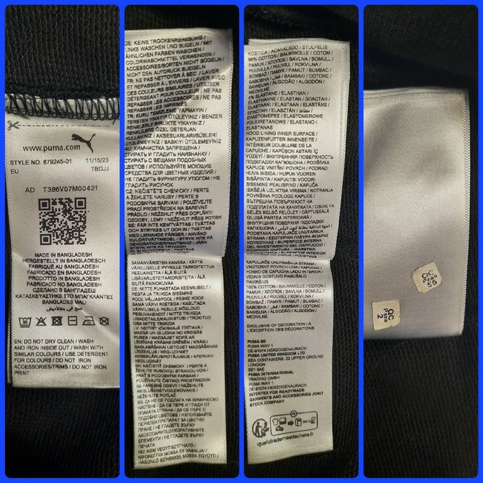 Оригинальная худи PUMA для мальчика подростка.