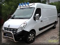Кенгурятник для Renault Master 2010+ Захист бамперу Дуги Нержавійка