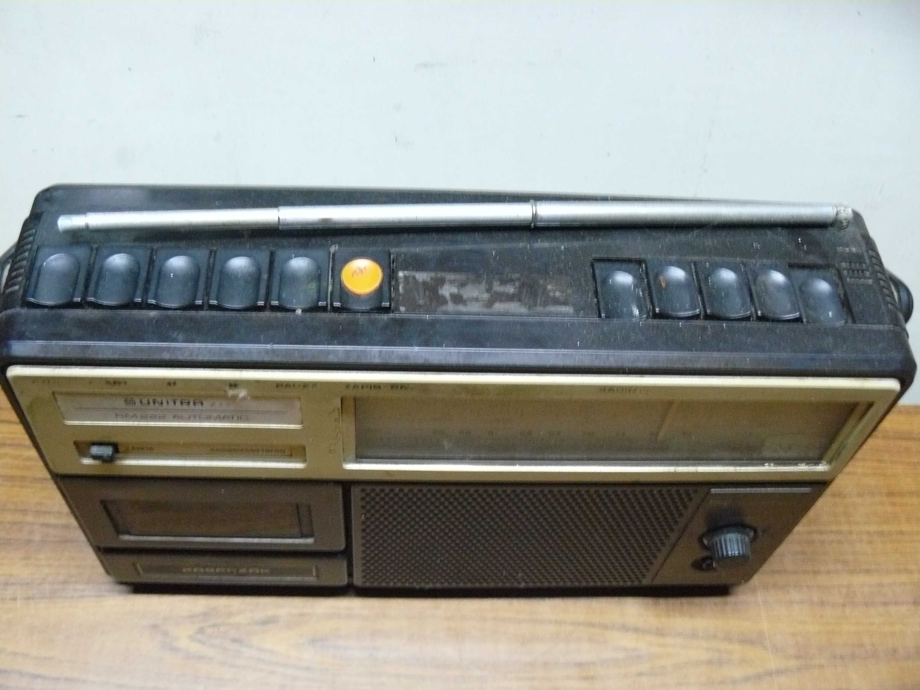 Unitra Kasprzak radiomagnetofon RM 222 automatic sprawny