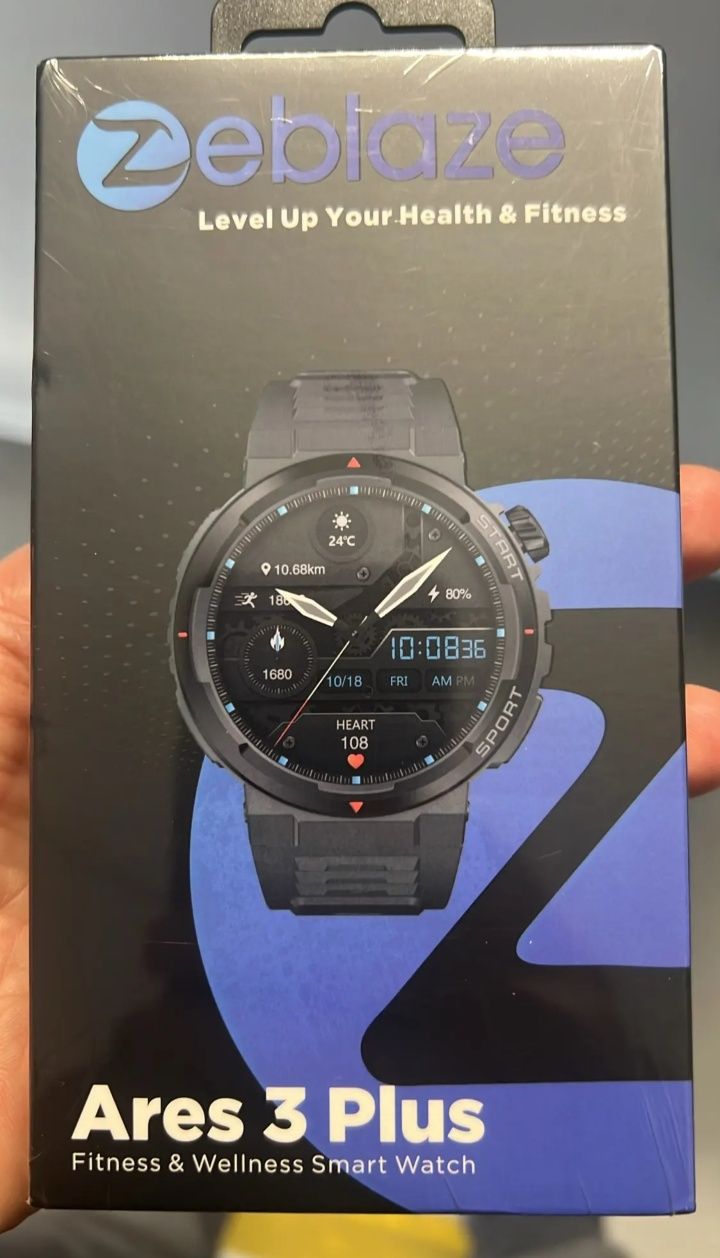 Zeblaze Ares 3 Plus смарт годинник AMOLED звонки