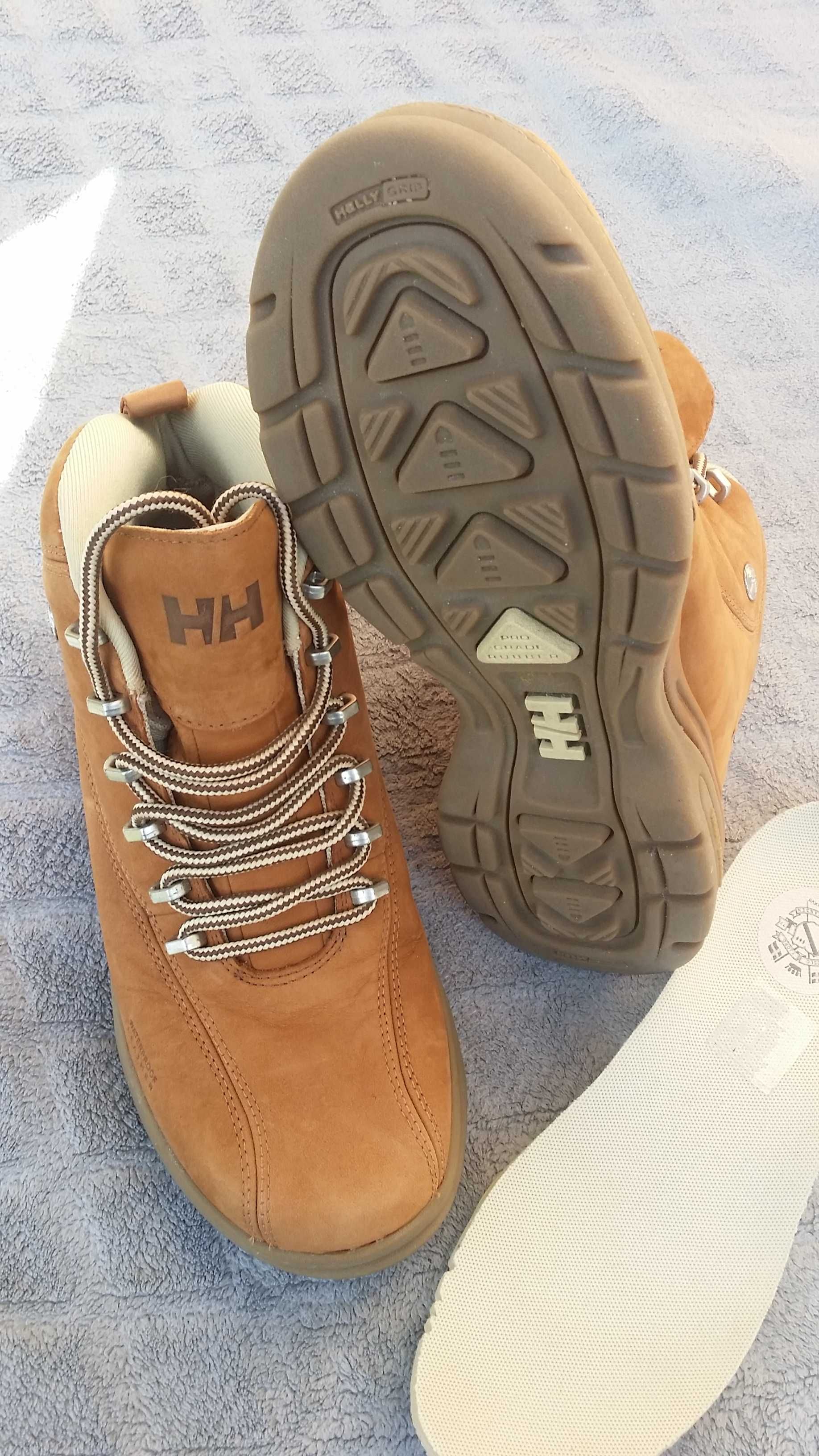 Helly Hansen, Nowe buty trekingowe jak Ecco, Geox. Brązowe rozm 38,5