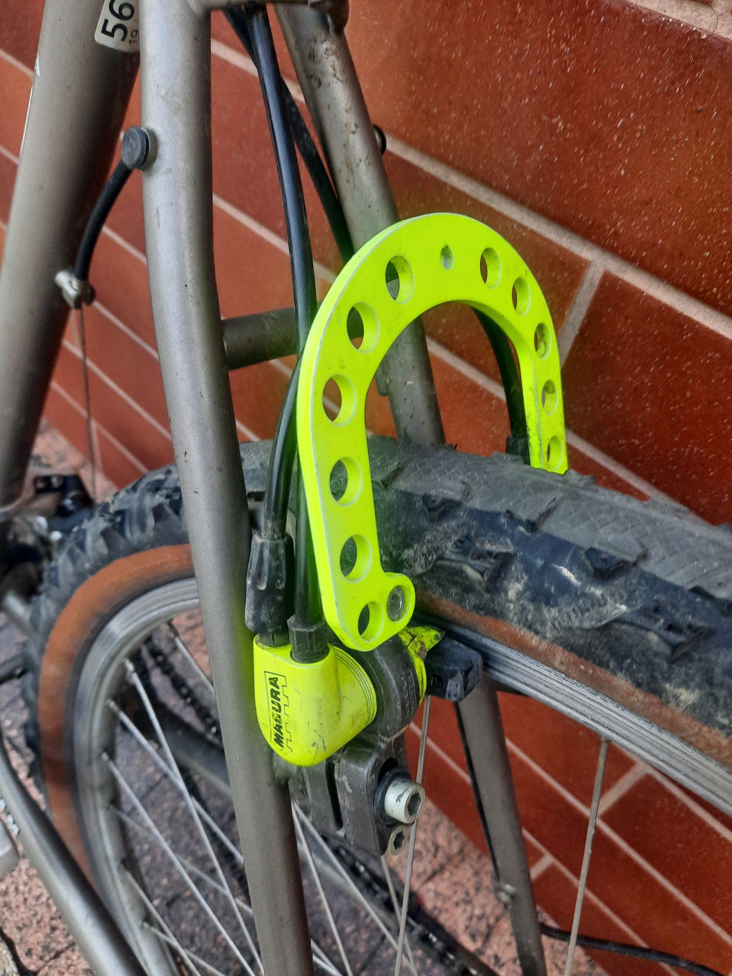 hamulce hydrauliczne magura race line HS neon retro mtb