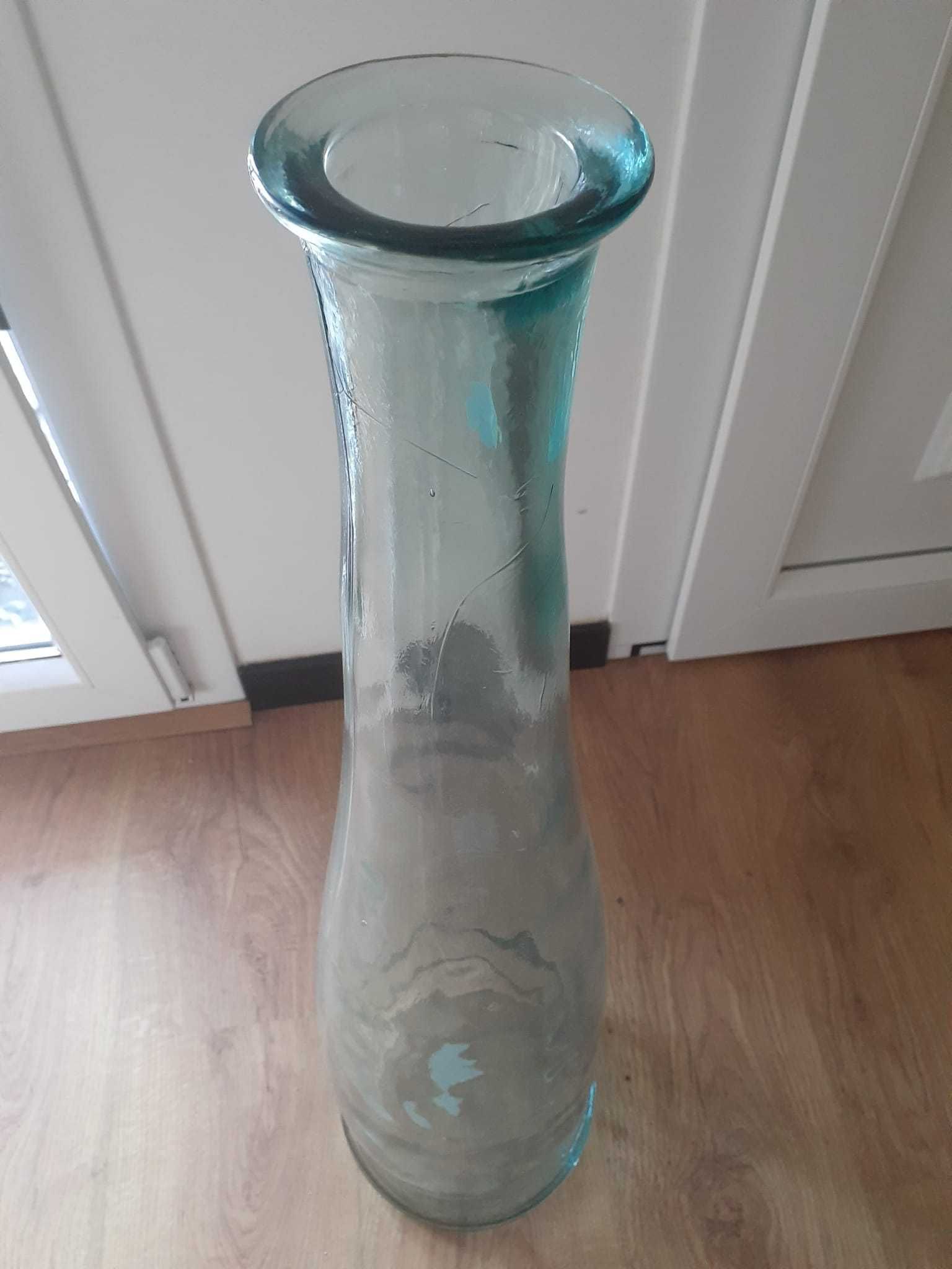 Vaso comprido de vidro – 80cm | Elegante e decorativo