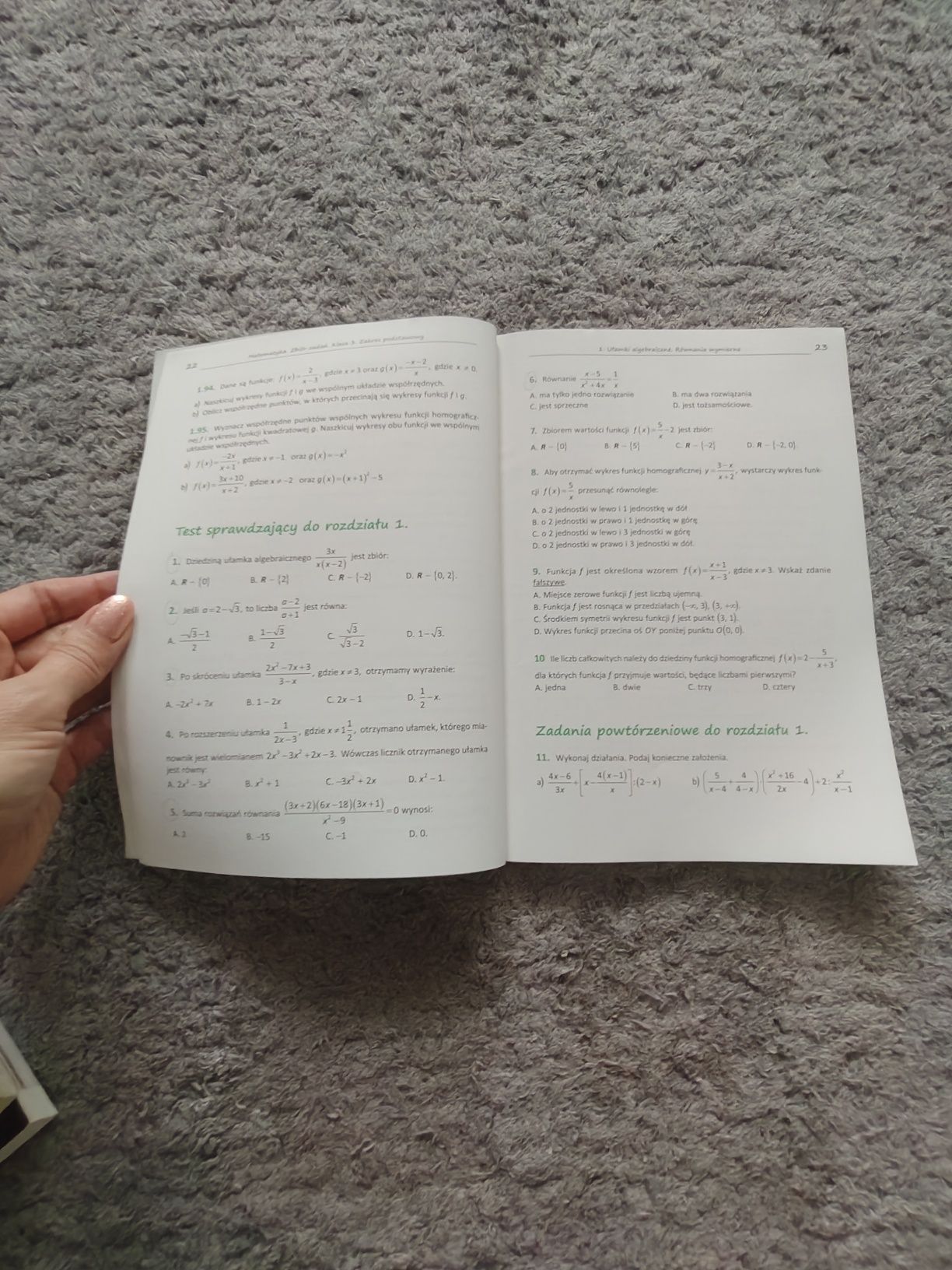Matematyka 3 zbiór zadań podstawowa