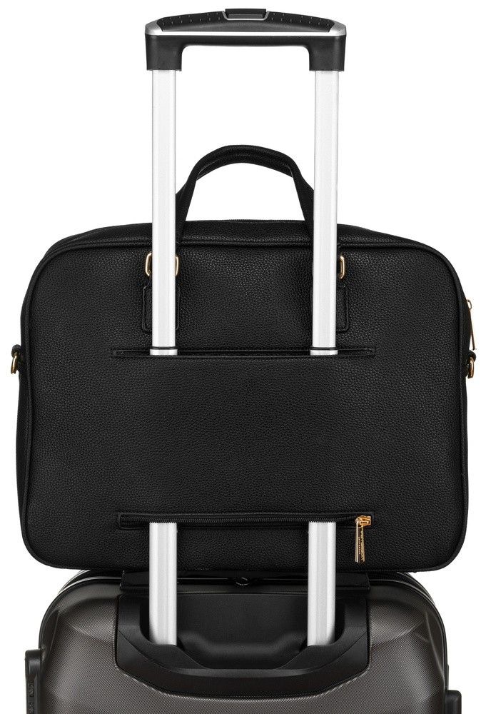torba damska na laptopa ze skóry ekologicznej - peterson