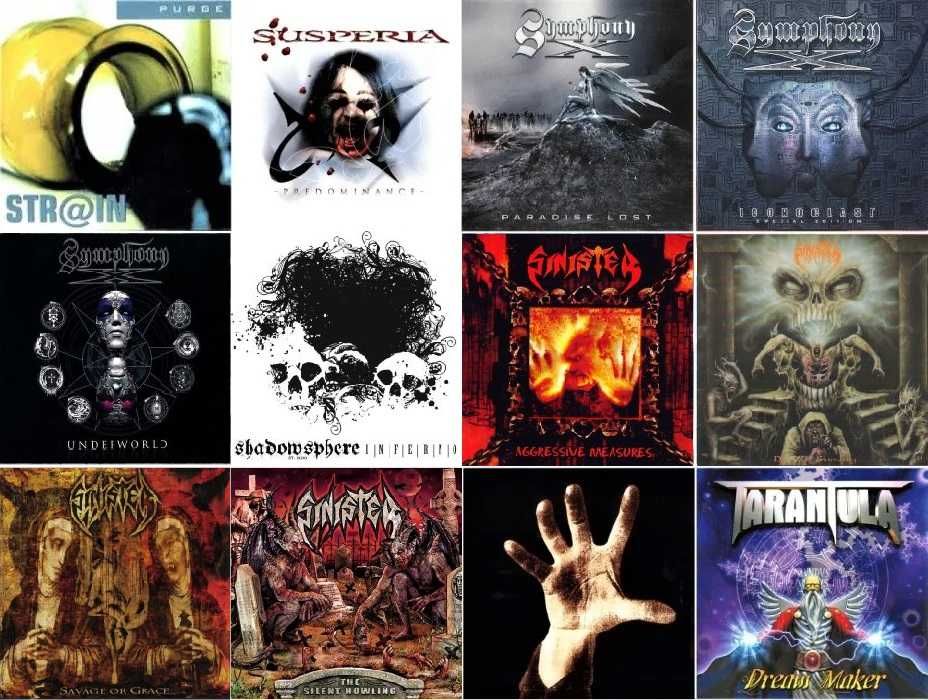 96 CDs - Metal - Raros - Muito Bom Estado