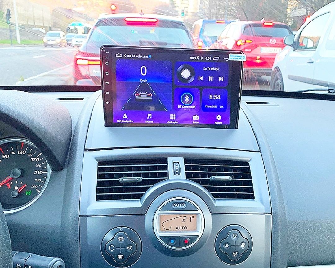 Магнитола Android Renault Megane 2, Bluetooth, USB, WiFi,GPS з рамкой!