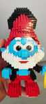 Smerf z klocków ,zabawka,chińskie lego