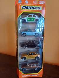 Matchbox 5 pak Autobahn Express IV m.in. BMW E10 Audi VW Mercedes