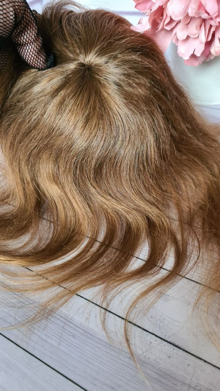 Накладка топер шиньон натуральный волос