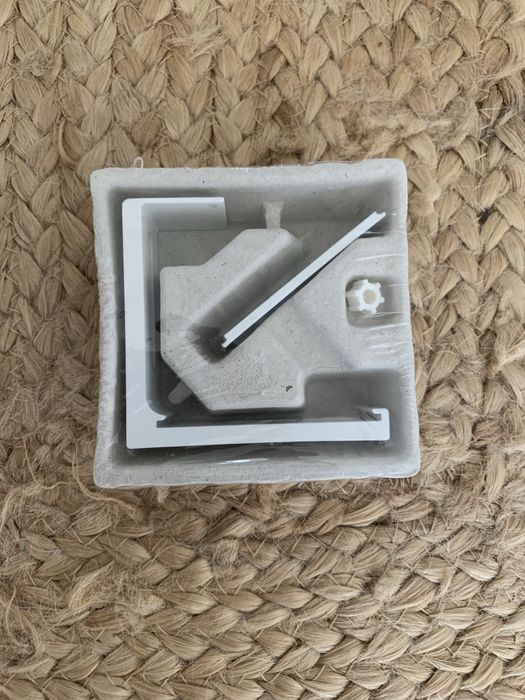 VIDGA: Ferragem de parede, branco, 6cm