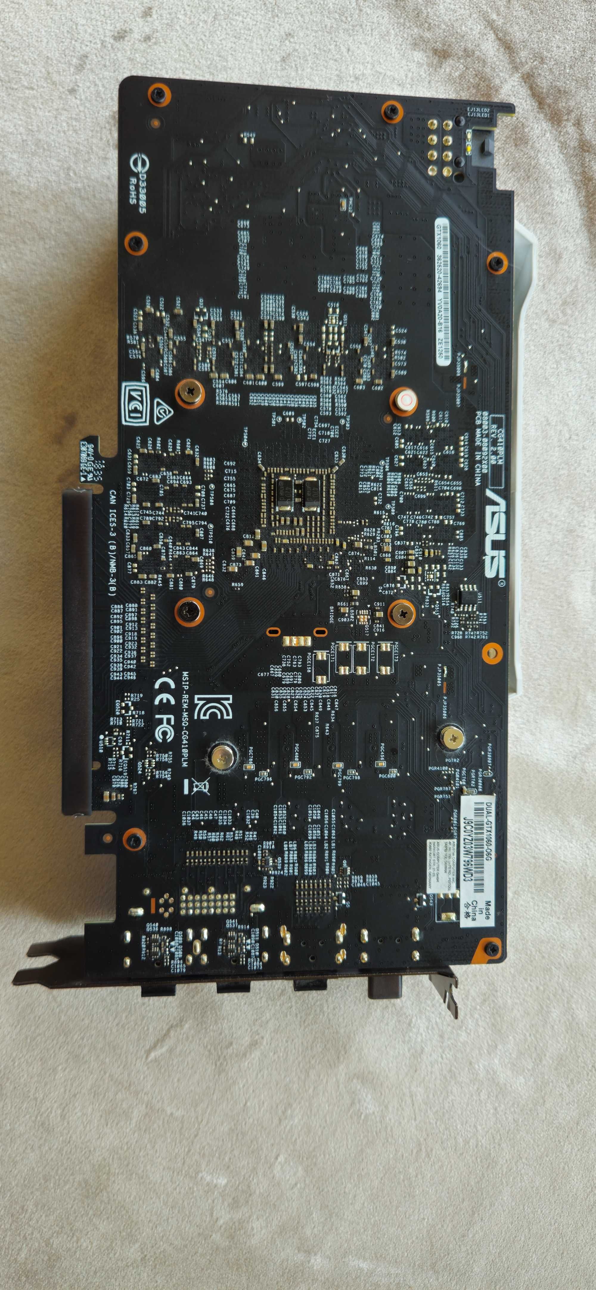 Asus Dual GTX1060 6GB