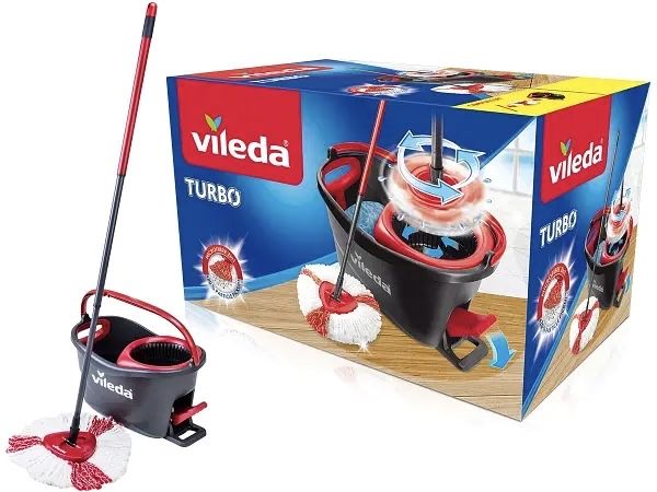 Набір для прибирання швабра+відро Vileda Easy Wring&Clean Turbo