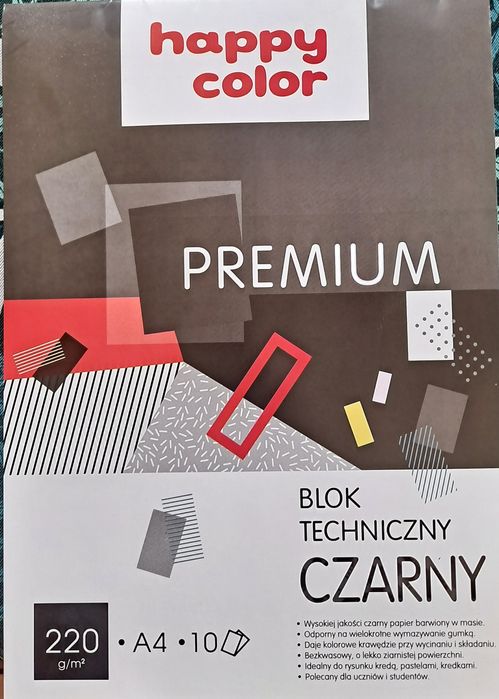 Blok techniczny czarny