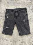 Calções Preto Denim
