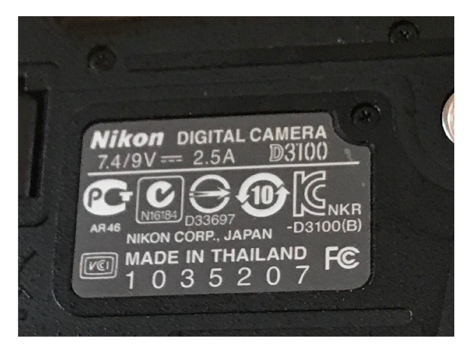 Фотоаппарат Nikon D3100