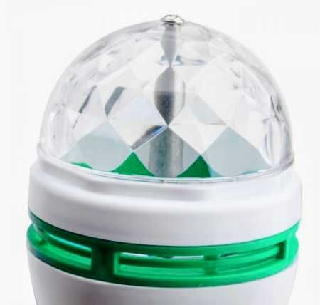 Żarówka disco projektor 3 LED