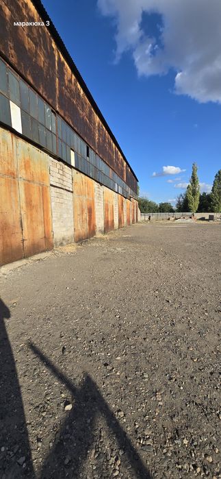 Продаётся ангар, гаражный бокс с ангаром 15×50 м на территории стройба