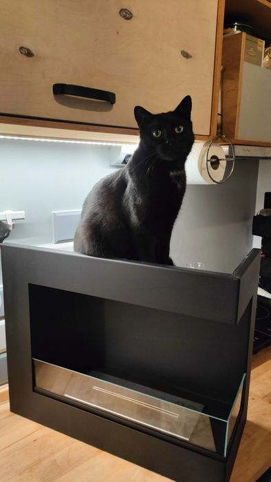 Biokominek do zabudowy narożny Kratki.pl