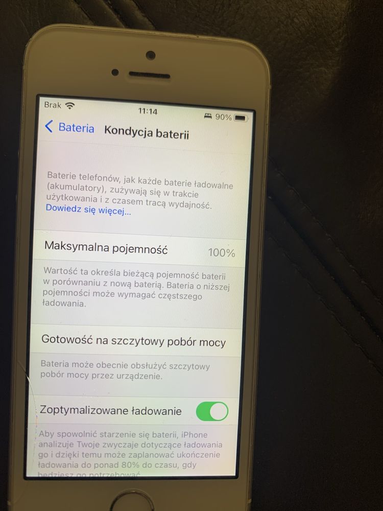 iPhone SE 32 GB bateria 100 %