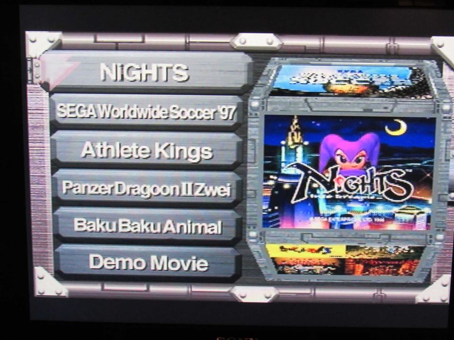 Sega Flash Volume 2 demos Sega Saturn