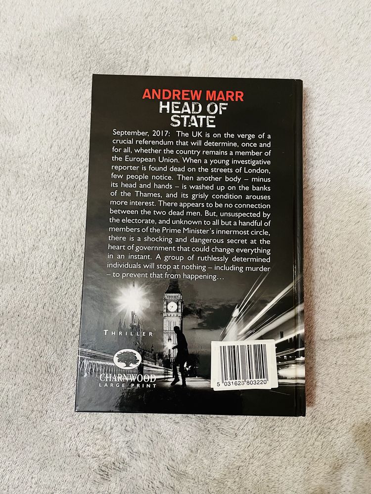 Książka Andrew Marr Head of State (książka anglojęzyczna)