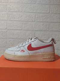 Nike Air Force 1 Low 07 White University Red (GS)