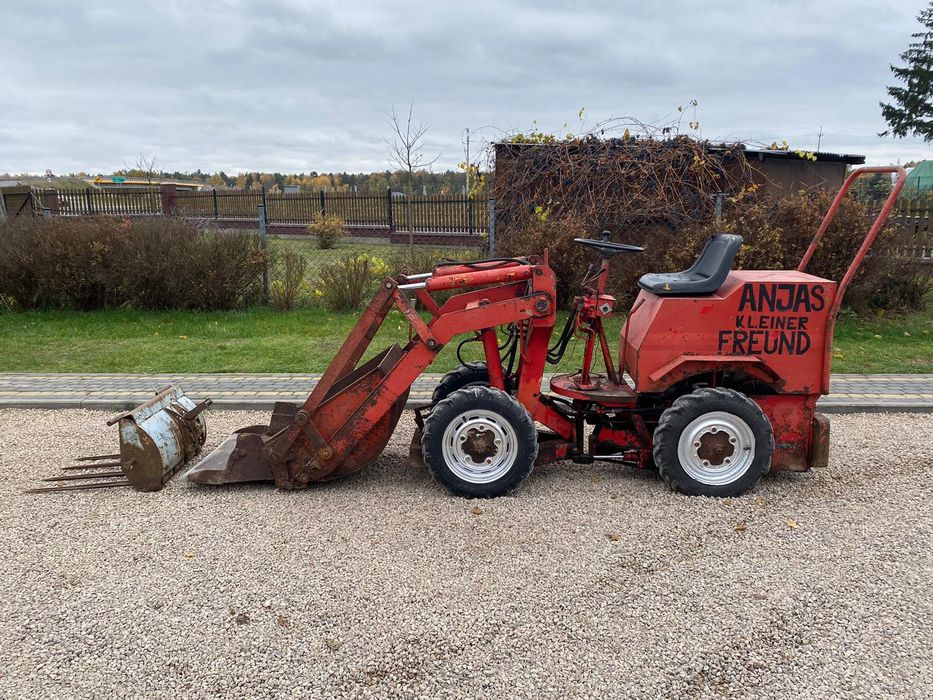 Mini Ładowarka Przegubowa Weidemann 90cm Scheaff Łyżka Widły