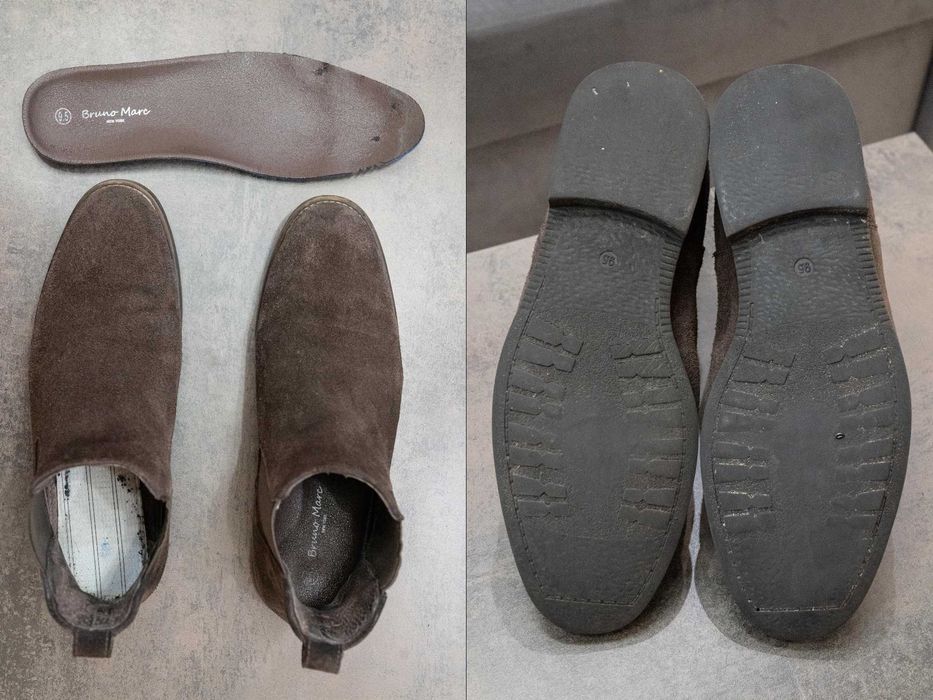 Черевики челсі Bruno Marc, замшеві коричневі, розмір 42