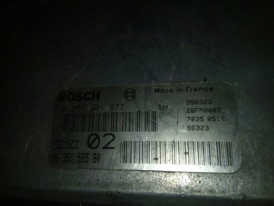 компютер 0281001977 ебу 9635156580 EDC15C2 без іммо