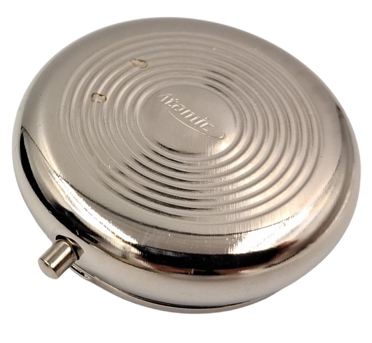 Nowa Popielniczka mini tutystyczna kieszonkowa mała metalowa