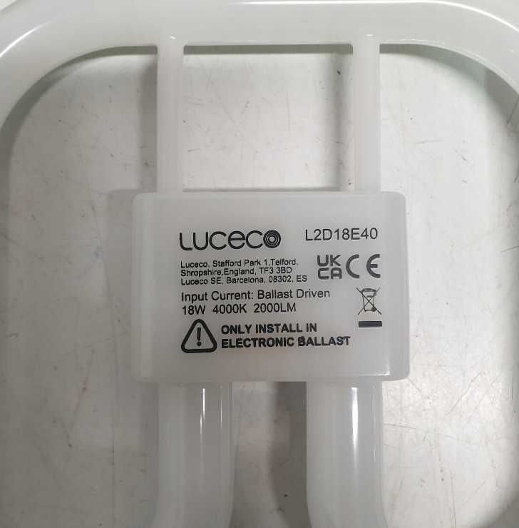 Żarówka LUCECO GR10Q 4-PIN 2D LED Light Bulb 2000LM 18W