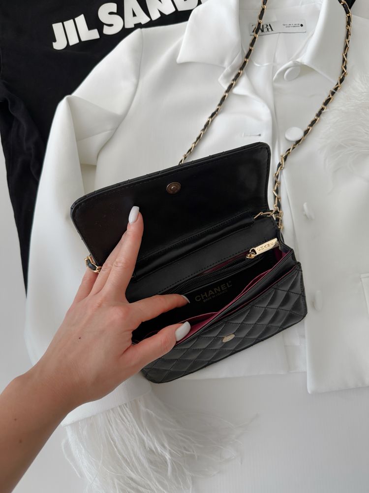 Czarna torebka chanel