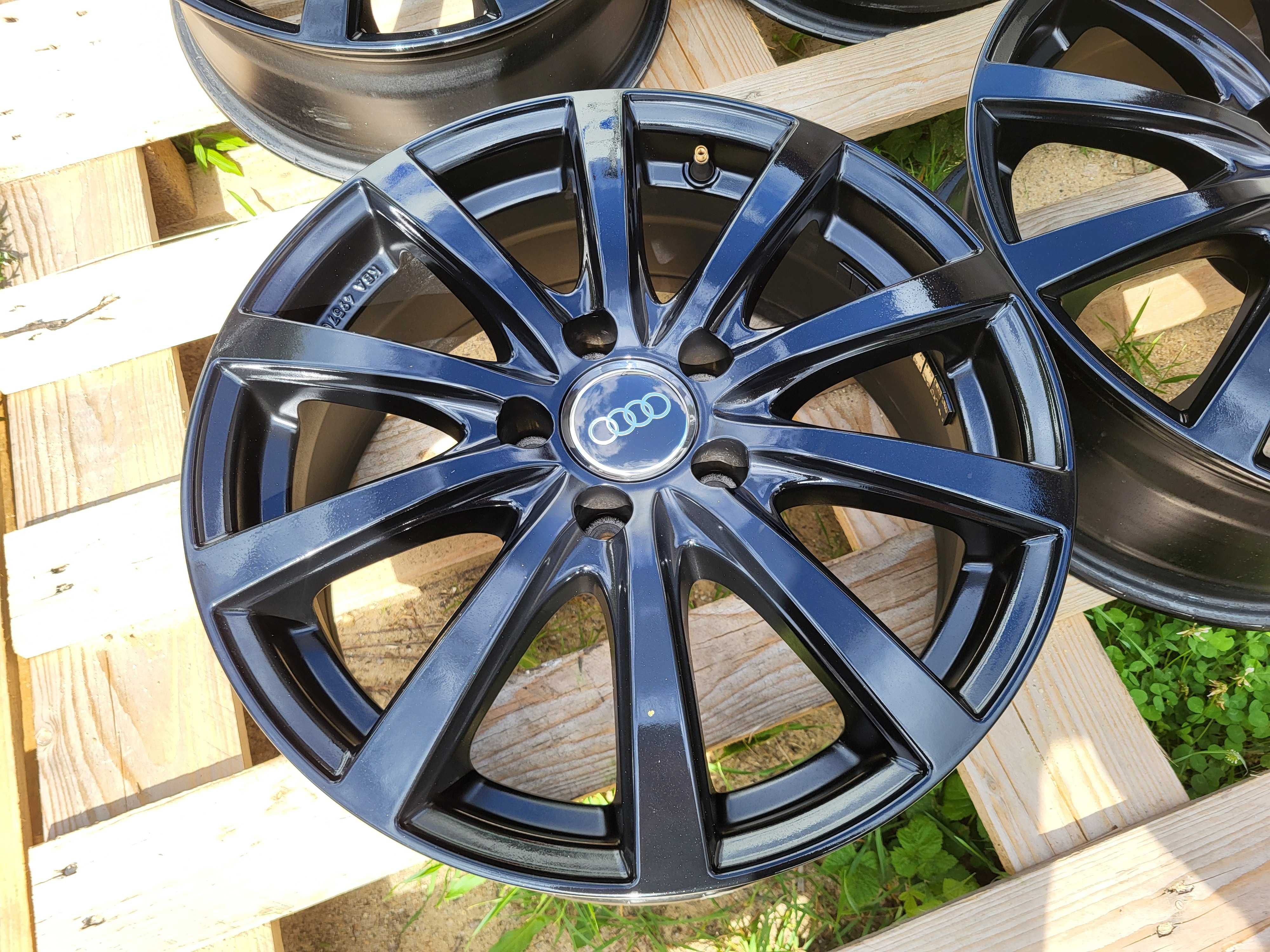 [1137] Felgi aluminiowe 17 Cali 5x112 7J ET40 Audi A3 A4 BLACK Edition
