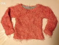 różowy / łososiowy sweterek Bunny White Amel rozmiar ok 80