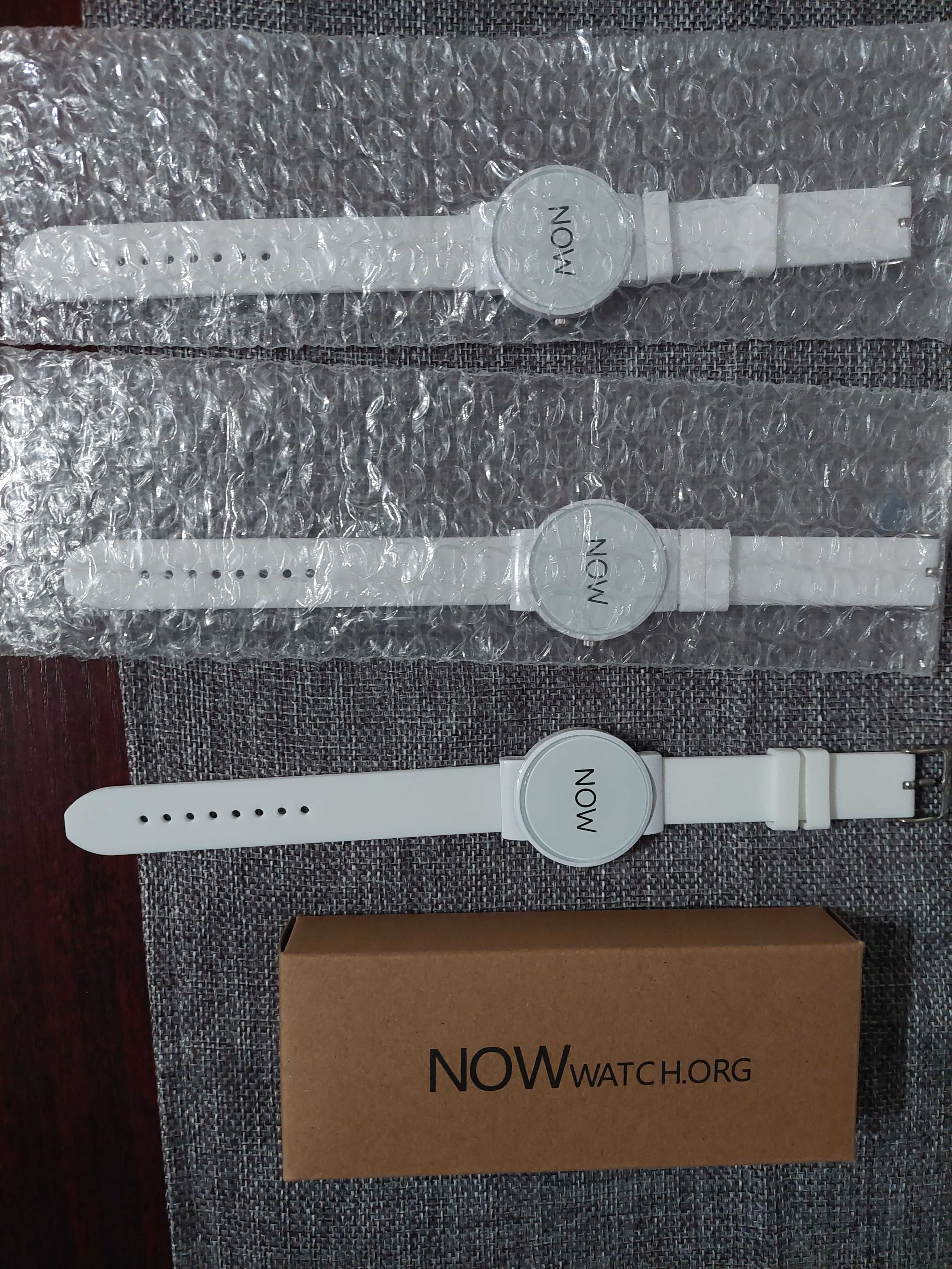 3 opaski-zegarki Now silikonowy pasek