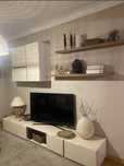 Móveis sala Conforama carvalho