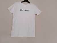 Biała koszulka t-shirt Sinsay rozmiar XS