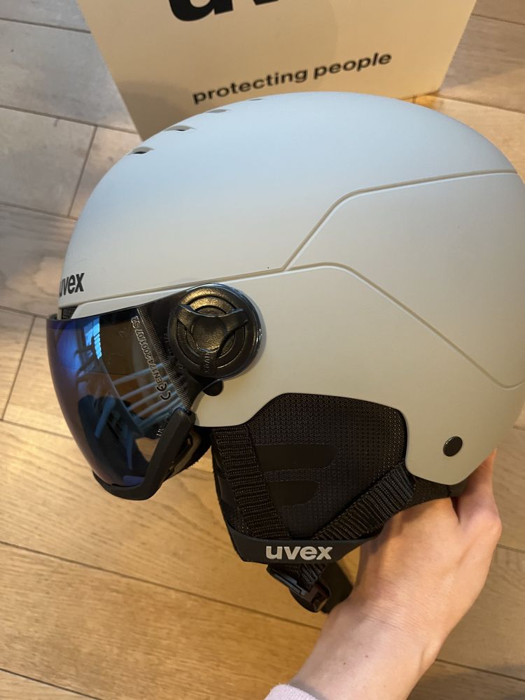 Kask narciarski/snowboardowy Uvex Wanted Visor 54-58 Rhino Mat