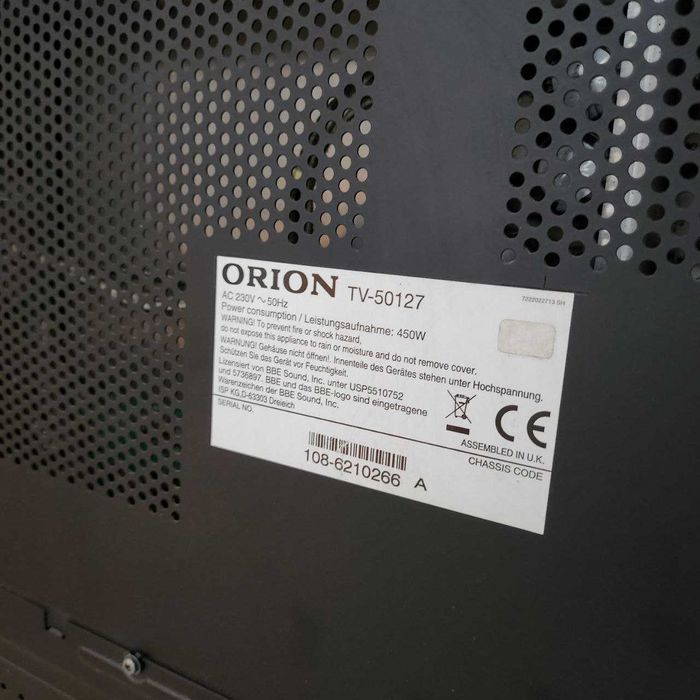 Wielki telewizor plazmowy 50" Orion TV-50127 - do konsol/PC/TV
