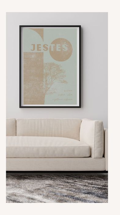 Plakat dla kobiet motywacyjny "Jesteś" Różne formaty