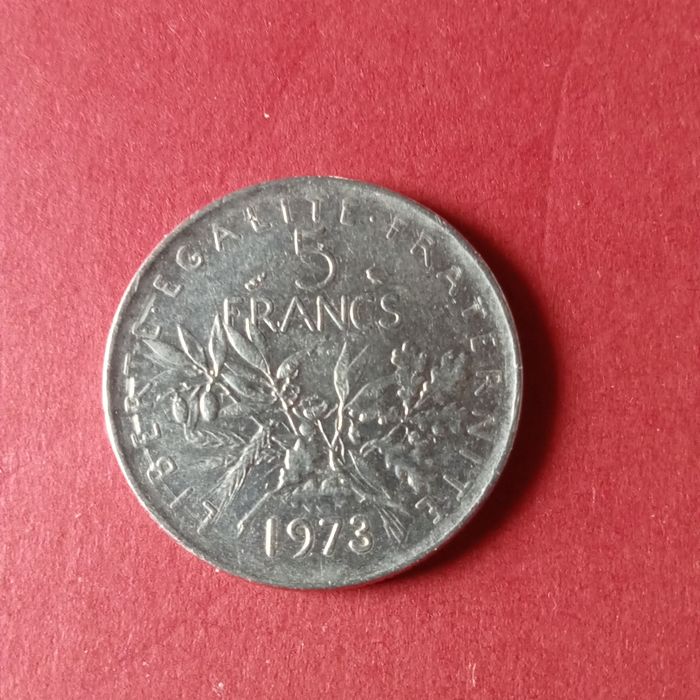 moeda 5 francos franceses