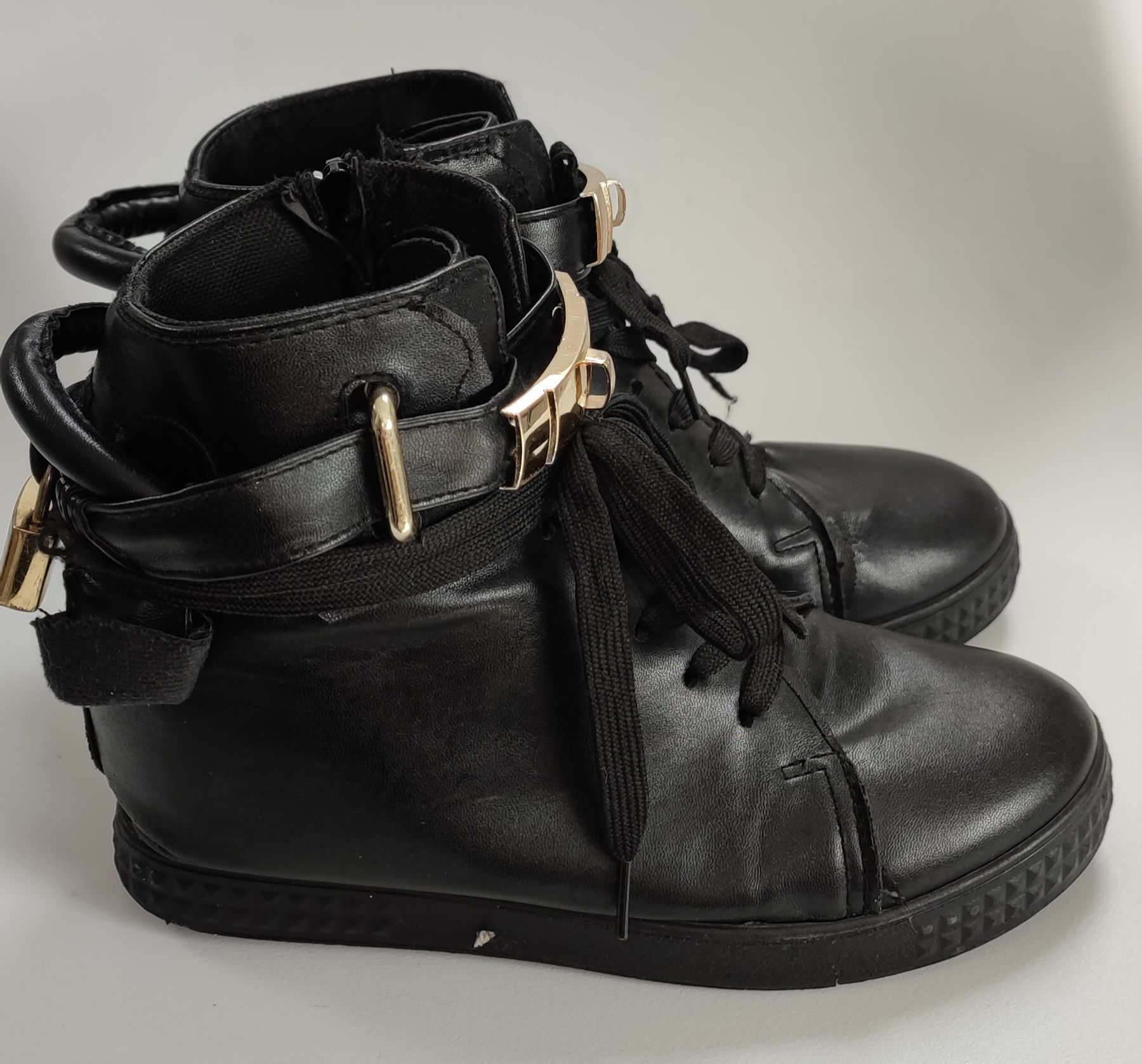 Zestaw 3 pary sneakersy botki damskie na koturnie rozm.38