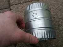 Złączka łącznik do rur spalinowych kominowych fi 125mm