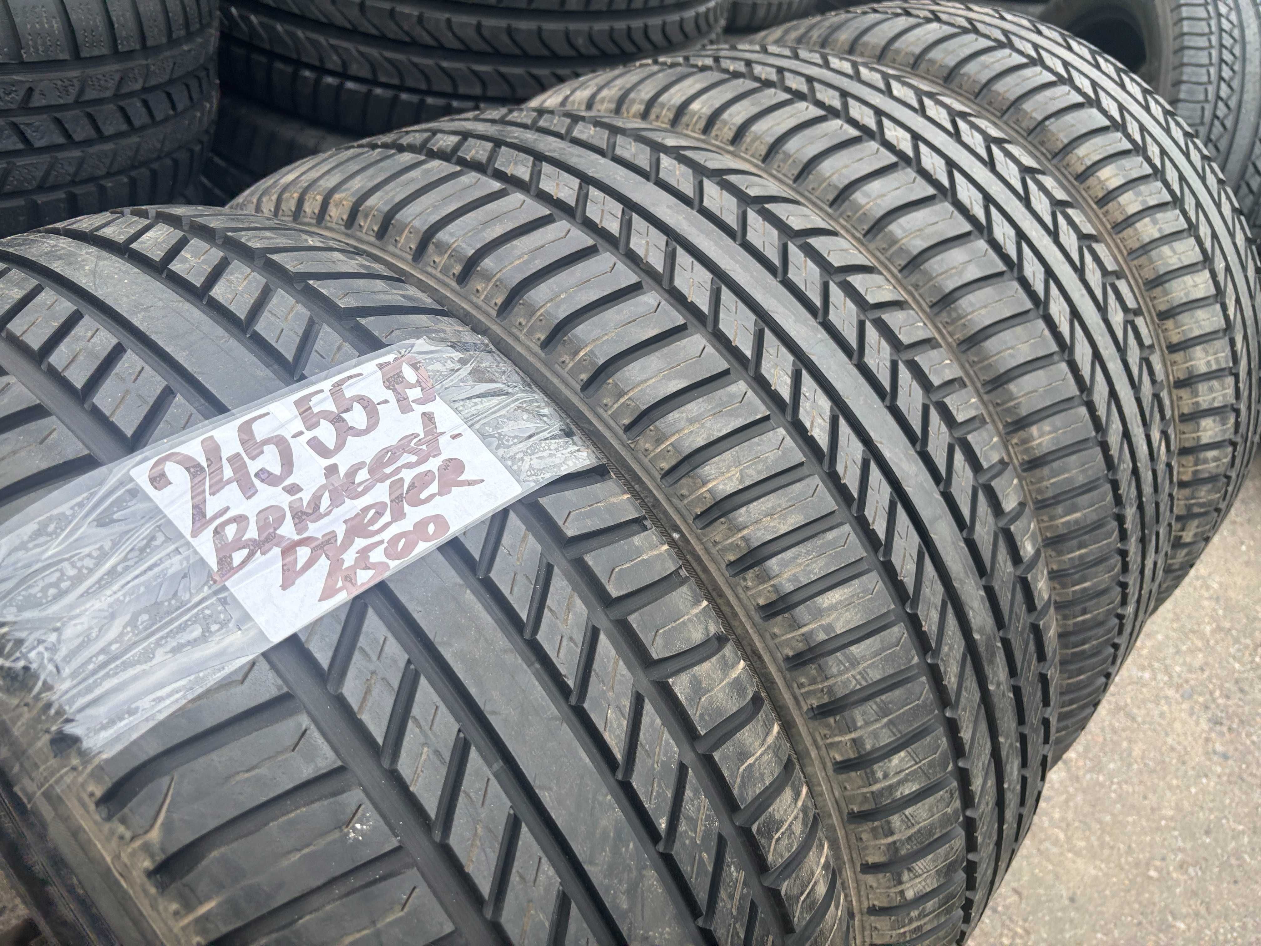245-55-R19 BRIDGESTONE DUELER  4штуки летней резины GERMANY 2023