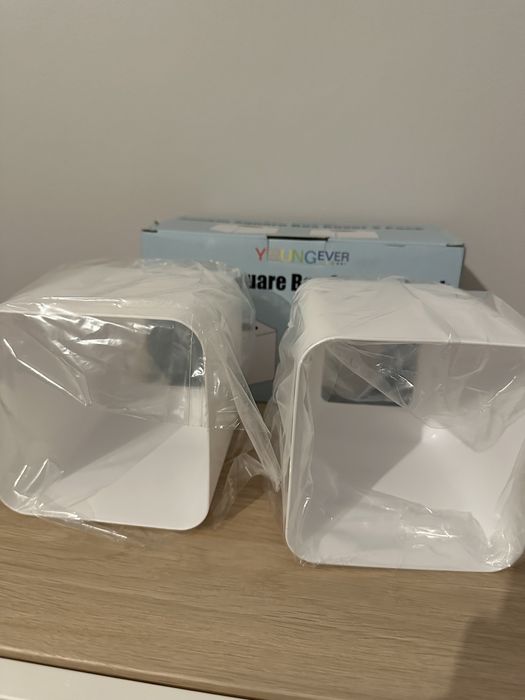 Nowe 2x Etui Box Pudełka zakrywające chusteczki