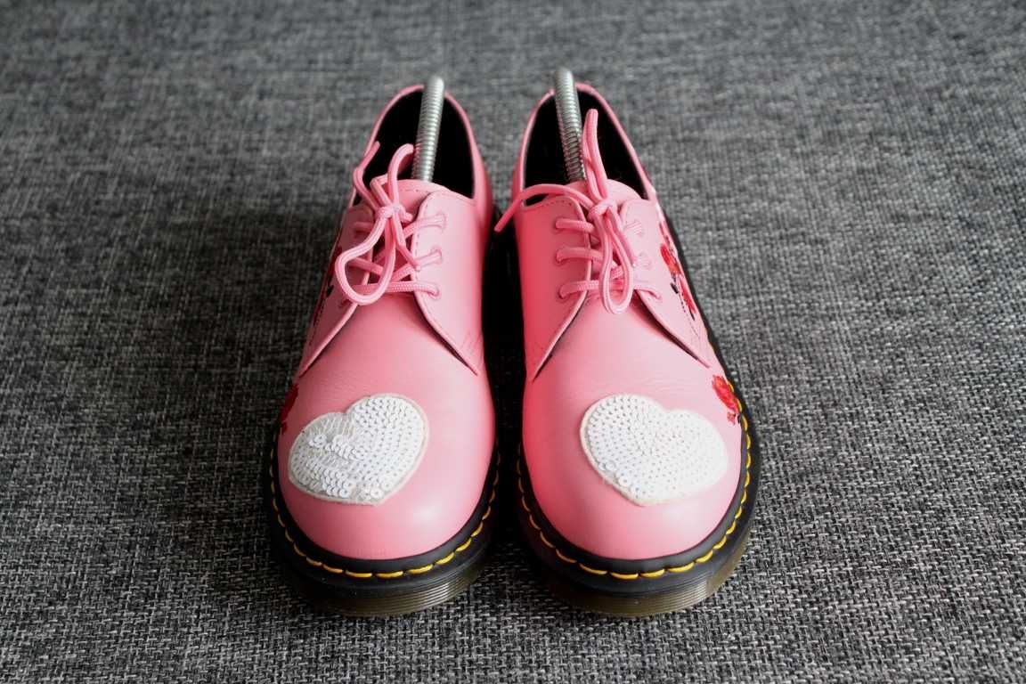 Туфлі Dr. Martens 1461 Sequin Hearts Оригінал UK6 39.5-40р