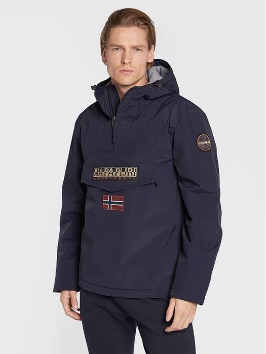 Kurtka anorak Rainforest Winter 3 NP0A4GMC Granatowy NAPAPIJRI