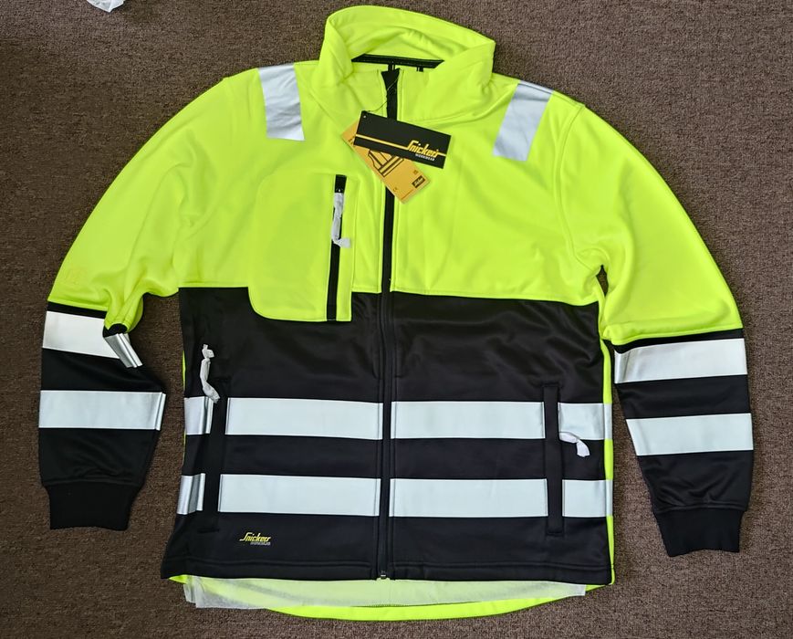 8035 Snickers XL Hi-Vis CL2  bluza robocza odblaskowa monter instal BH